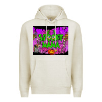 Oatmeal Heather spooky mama tumbler Premium Hoodie - BundleAndBundleShop