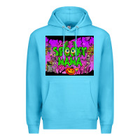 Ocean Blue spooky mama tumbler Premium Hoodie - BundleAndBundleShop