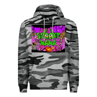 Slate Camo spooky mama tumbler Premium Hoodie - BundleAndBundleShop