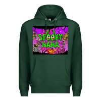Sports Green spooky mama tumbler Premium Hoodie - BundleAndBundleShop