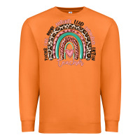 Carrot teacher rainbow Premium Sweatshirt - MaliasSmallBusiness