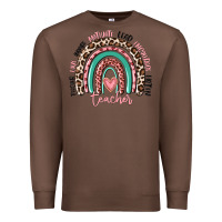 Chestnut teacher rainbow Premium Sweatshirt - MaliasSmallBusiness