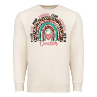 Sandshell teacher rainbow Premium Sweatshirt - MaliasSmallBusiness