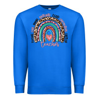 True Royal teacher rainbow Premium Sweatshirt - MaliasSmallBusiness