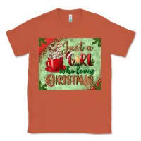 Copper just a girl who loves christmas mousepad Classic Tee - BundleAndBundleShop