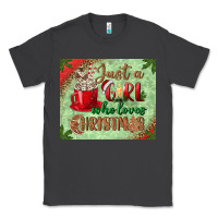 Smoke just a girl who loves christmas mousepad Classic Tee - BundleAndBundleShop