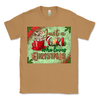 Toasted Coconut just a girl who loves christmas mousepad Classic Tee - BundleAndBundleShop