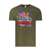 Vintage Olive made in america Vintage Tee - Zillion Design Studio