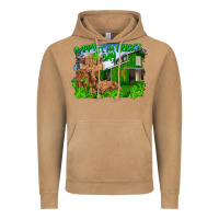 Vintage Camel happy st. patrick's day cattle and calfs Vintage Hoodie - RanaPortraitStore