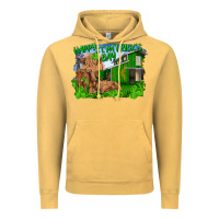 Vintage Mustard happy st. patrick's day cattle and calfs Vintage Hoodie - RanaPortraitStore