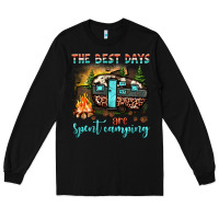 Black the best days are spent camping Long Sleeve Tee - JahusDesignShop