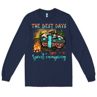 Navy the best days are spent camping Long Sleeve Tee - JahusDesignShop