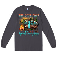 Smoke the best days are spent camping Long Sleeve Tee - JahusDesignShop