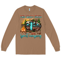 Toasted Coconut the best days are spent camping Long Sleeve Tee - JahusDesignShop