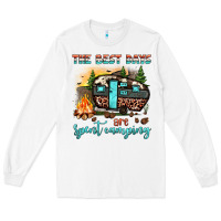 White the best days are spent camping Long Sleeve Tee - JahusDesignShop
