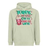 Matcha sorry my iced coffee made me latte Heavyweight Hoodie - MaliasSmallBusiness