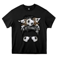 Black soccer mom Heavy Core Tee - RacoonDesign
