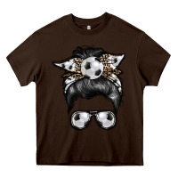 Chocolate Brown soccer mom Heavy Core Tee - RacoonDesign