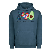 Pigment Midnight Navy PEACE LOVE AVOCADOS Urban Hoodie - Bettercallsaul