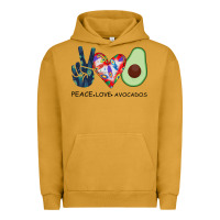 Pigment Peanut Butter PEACE LOVE AVOCADOS Urban Hoodie - Bettercallsaul