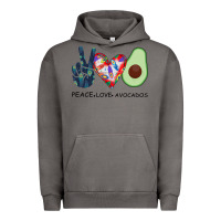 Pigment Tornado PEACE LOVE AVOCADOS Urban Hoodie - Bettercallsaul