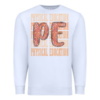 White physical education Premium Sweatshirt - MaliasSmallBusiness