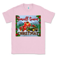 Bubblegum Pink small town christmas mousepad Classic Tee - BundleAndBundleShop
