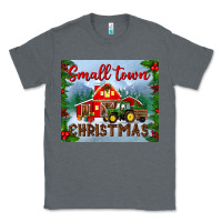 Charcoal Heather small town christmas mousepad Classic Tee - BundleAndBundleShop