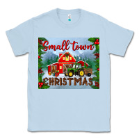 Dusty Blue small town christmas mousepad Classic Tee - BundleAndBundleShop