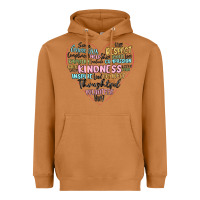 Meerkat kindness heart Heavyweight Hoodie - MaliasSmallBusiness