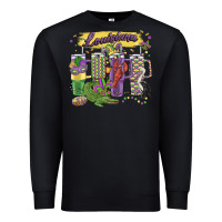 Black obsessive cup disorder mardi gras Premium Sweatshirt - MaliasSmallBusiness