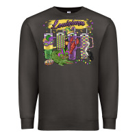 Smoke obsessive cup disorder mardi gras Premium Sweatshirt - MaliasSmallBusiness