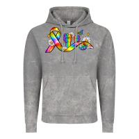 Cloud Rock pride ribbon Vintage Hoodie - Zillion Design Studio