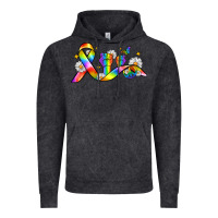 Vintage Black pride ribbon Vintage Hoodie - Zillion Design Studio