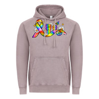 Vintage Zinc pride ribbon Vintage Hoodie - Zillion Design Studio