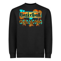 Black basketball grandma with leopard Heavyweight Sweatshirt - Zillion Design Studio