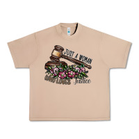 Burro just a woman who loves justice Urban Heavy Tee - SublimationCraftShop