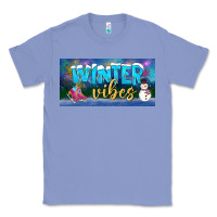 Colony Blue winter vibes license plate Classic Tee - BundleAndBundleShop