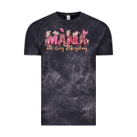 Cloud Black mama all day everyday Vintage Tee - Zillion Design Studio