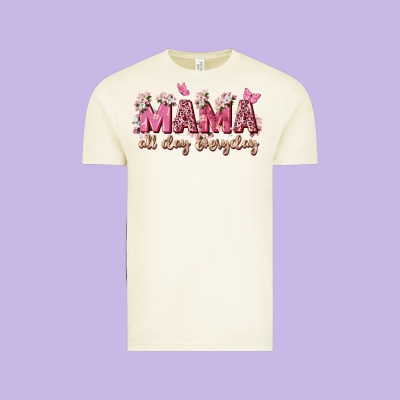 Mama All Day Everyday Vintage Tee Designed By Zillion Design Studio