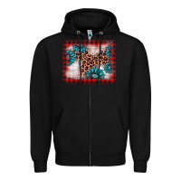 Black Christmas gemstone leopard background Zipper Hoodie - AdoDesignShop