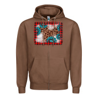 Chestnut Christmas gemstone leopard background Zipper Hoodie - AdoDesignShop