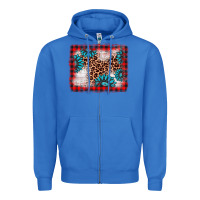 True Royal Christmas gemstone leopard background Zipper Hoodie - AdoDesignShop