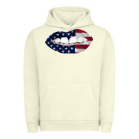 Pigment Pistachio Lips American Flag Urban Hoodie - Bettercallsaul