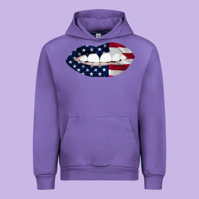 Lips American Flag Urban Hoodie Designed By Bettercallsaul