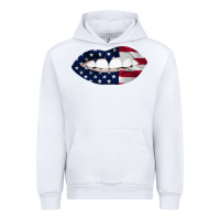 White Lips American Flag Urban Hoodie - Bettercallsaul