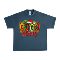 Midnight Navy christmas gogo claus Urban Heavy Tee - FaDigitalArtStudio