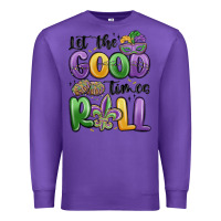 Purple let the good times roll Premium Sweatshirt - MaliasSmallBusiness