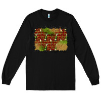 Black christmas champagne background Long Sleeve Tee - BundleAndBundleShop