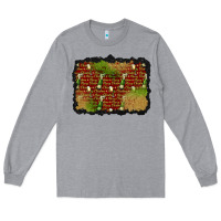 Heather Grey christmas champagne background Long Sleeve Tee - BundleAndBundleShop